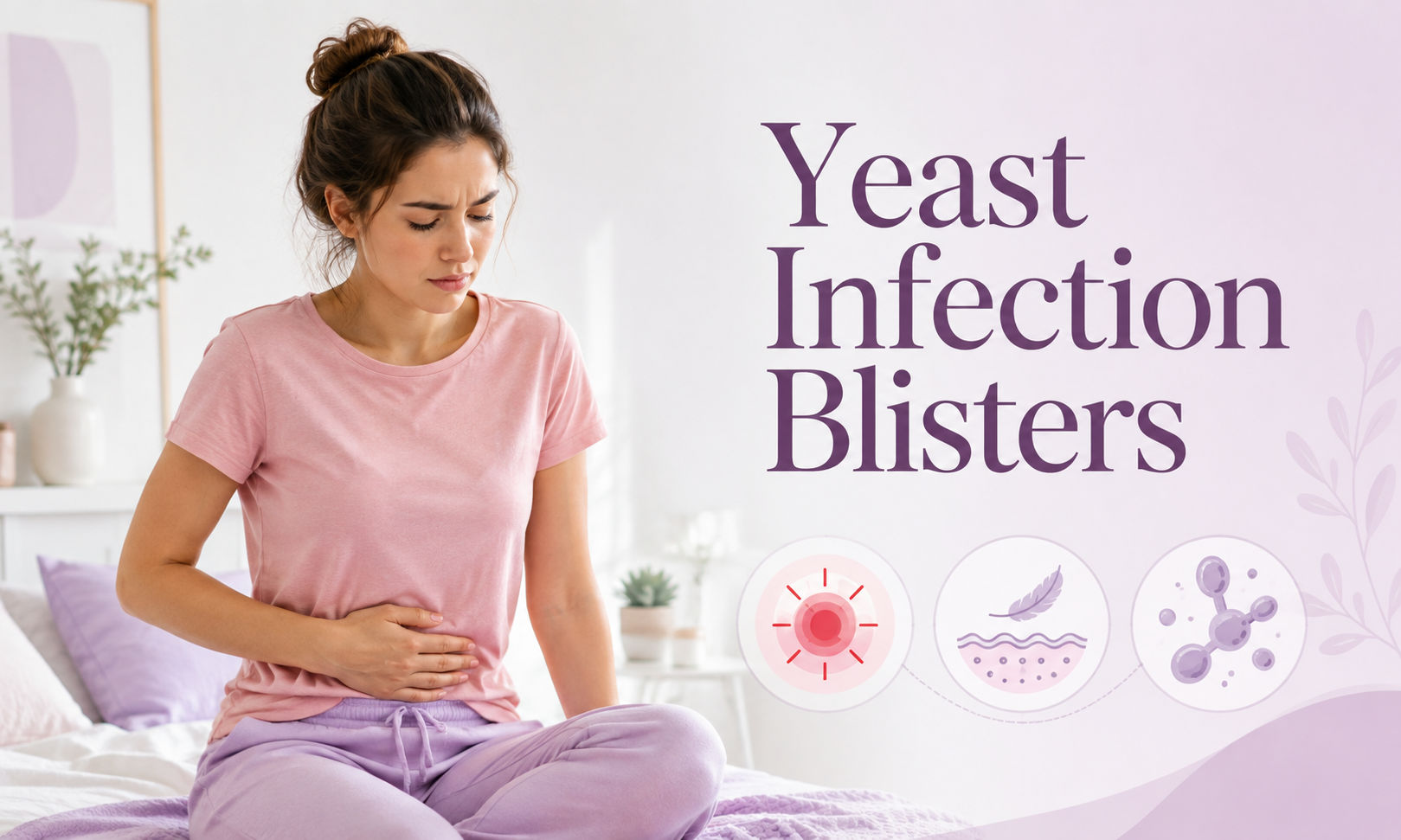 yeast infection blisters