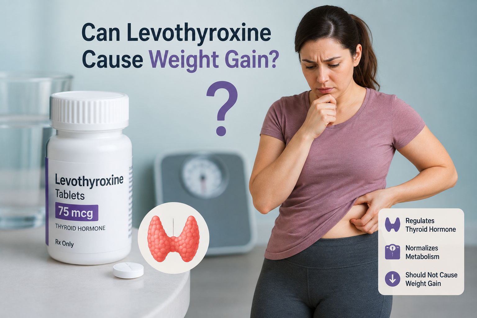 can levothyroxine cause weight gain